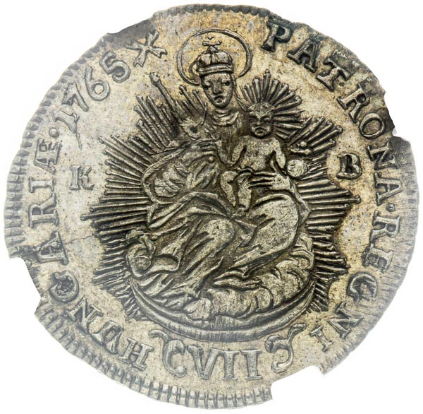 VII Kreutzer 1765 - back
