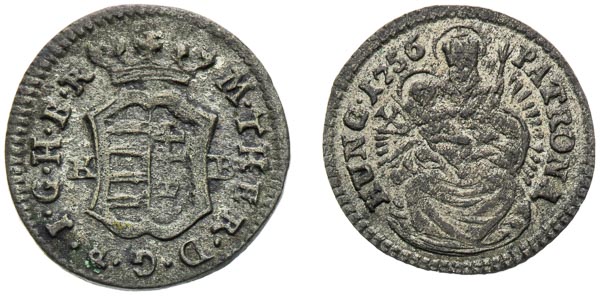 Denár (2 ks) - avers