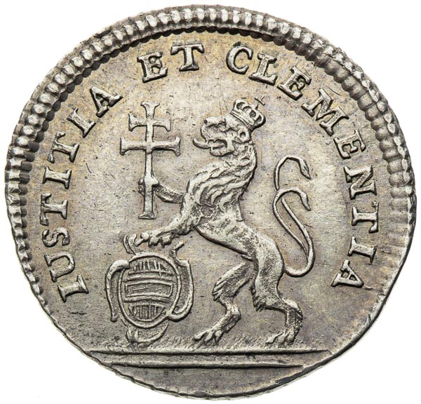 Silver Token 1741 - back