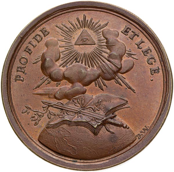 Medal (1759) - back