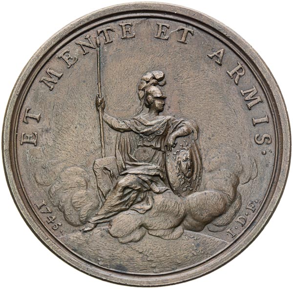 Medal 1745 - back
