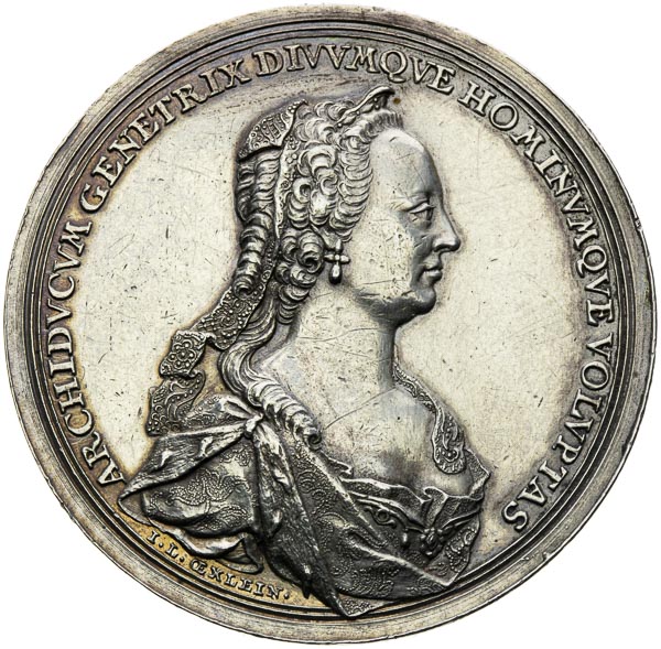 Silver medal 1747 - front