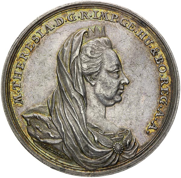 Silver medal 1780 - front