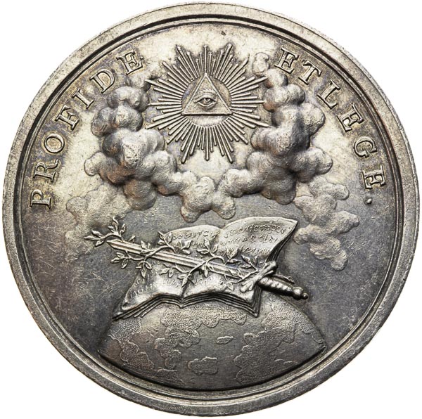 Silver Medal (1754) - back