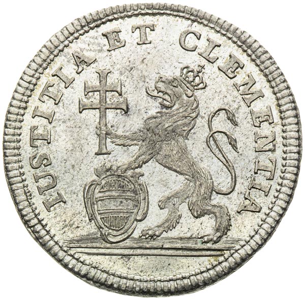 Silver Token 1740 - back