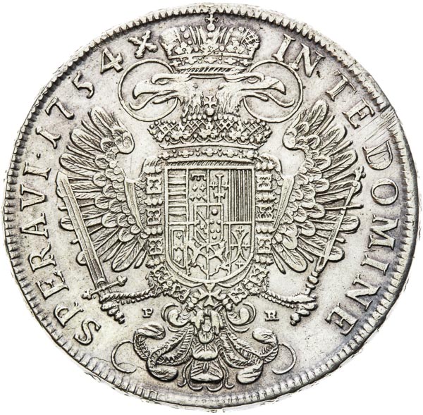 Thaler 1754 - back