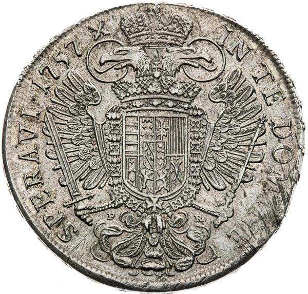 Thaler 1757 - back