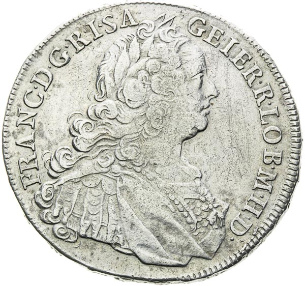 1/2 Thaler 1753 - front