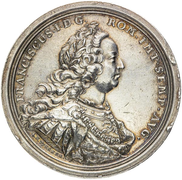 Silver Medal 1745 - front