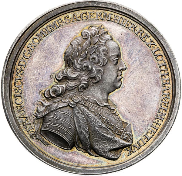 Silver medal 1765 - front