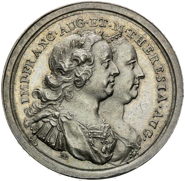 Silver medal 1756 - front