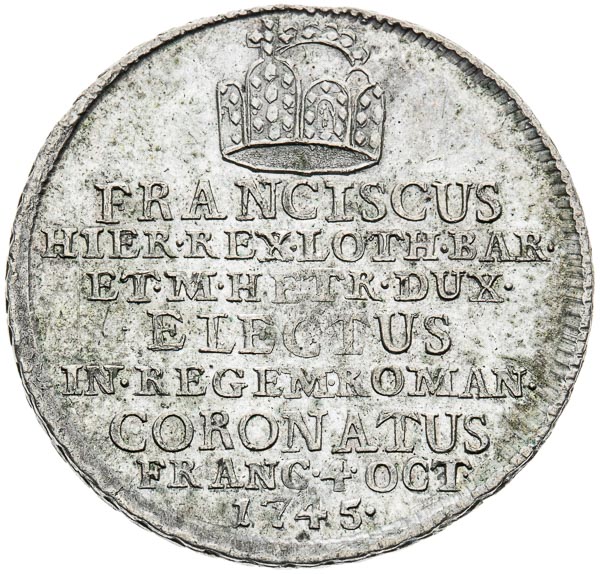 Silver Token 1745 - front