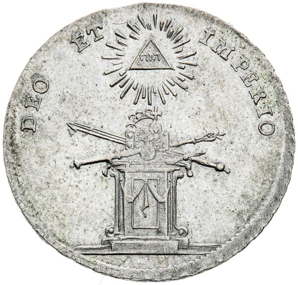 Silver Token 1745 - back
