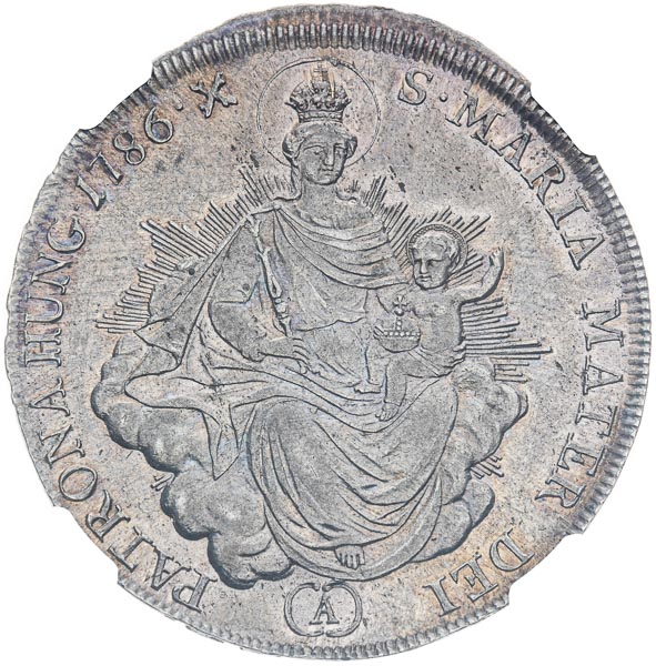 1/2 Thaler 1786 - back