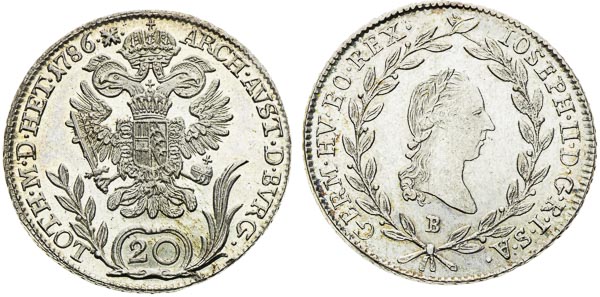 20 Kreutzer (2 pcs) - back