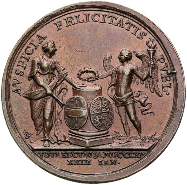 Medal 1765 - back