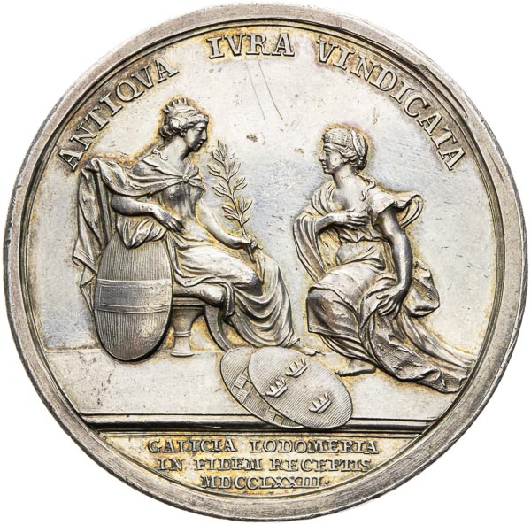 Silver Medal 1773 - back