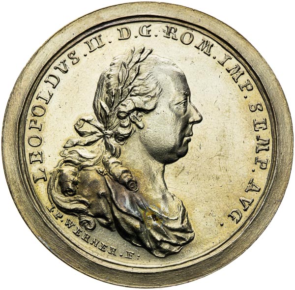 Silver Medal 1790 - front