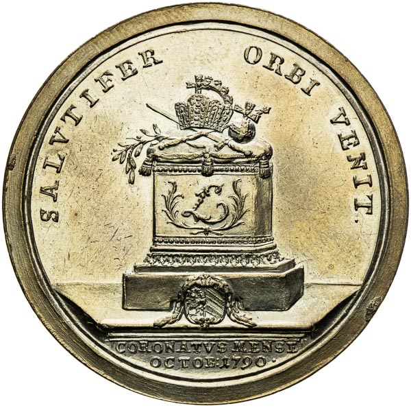 Silver Medal 1790 - back