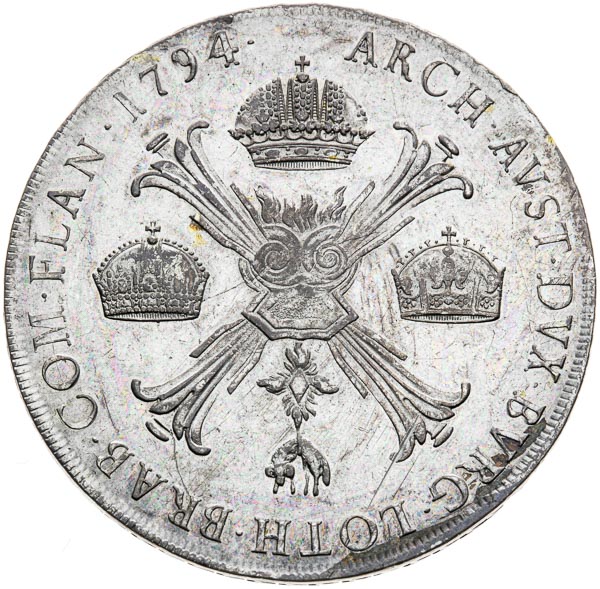 Thaler 1794 - back