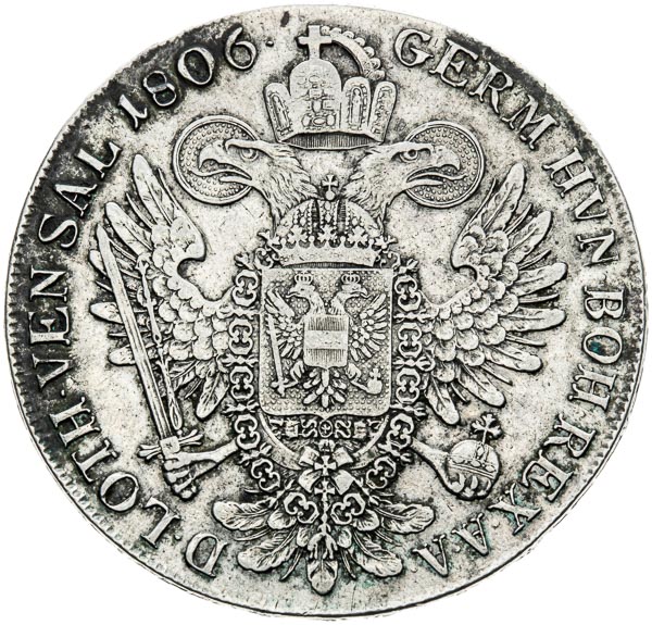 Thaler 1806 - back