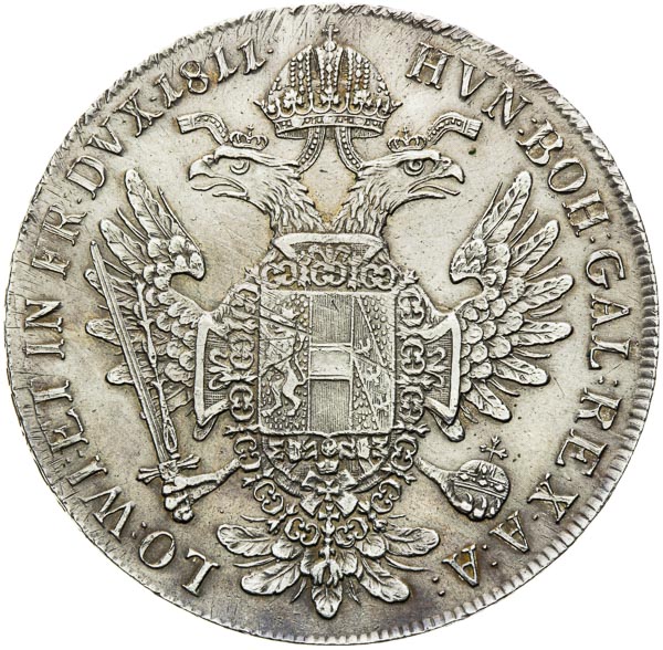 Thaler 1811 - back