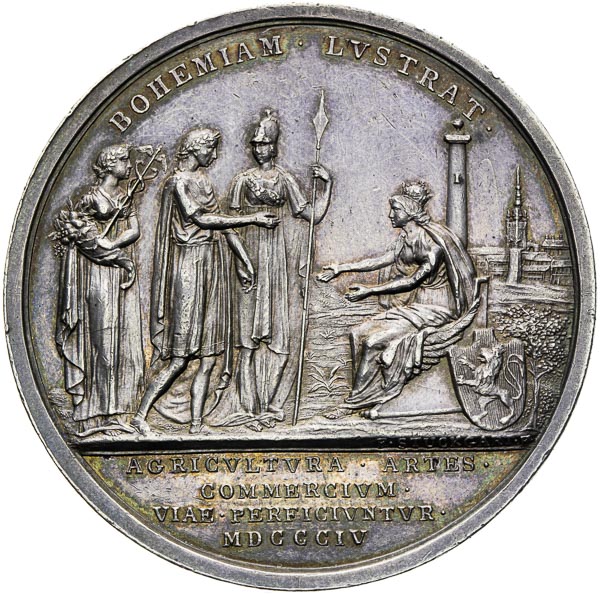 Silver medal 1804 - back