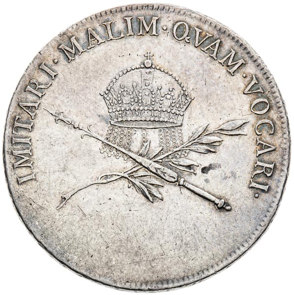 Silver token 1792 - back