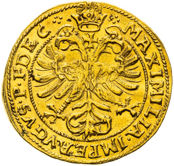 2 Ducats 1572 - back