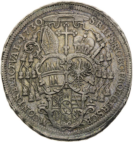 Thaler 1730 - back