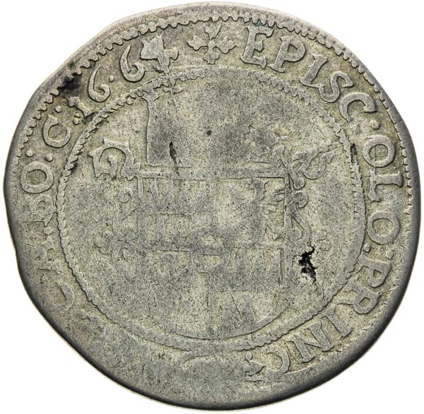 XV Kreutzer 1664 - back