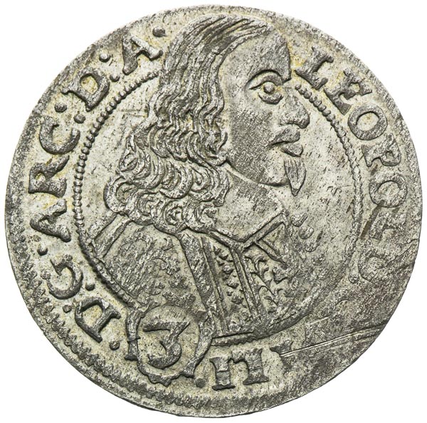 3 Kreutzer 1658 - front