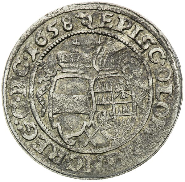 3 Kreutzer 1658 - back