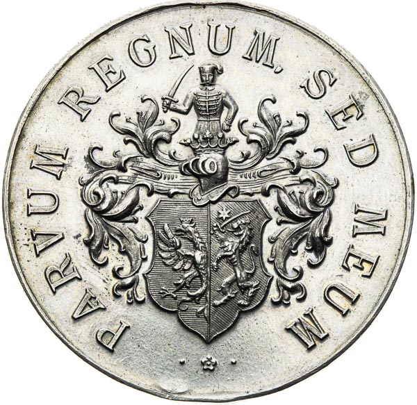 Silver medal  - back