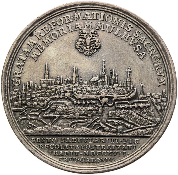 Medal 1717 - back