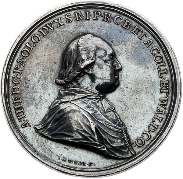 Silver medal 1779 - front