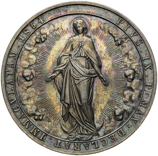 Silver medal 1855 - front