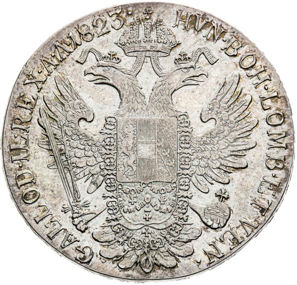 Thaler 1823 G - back