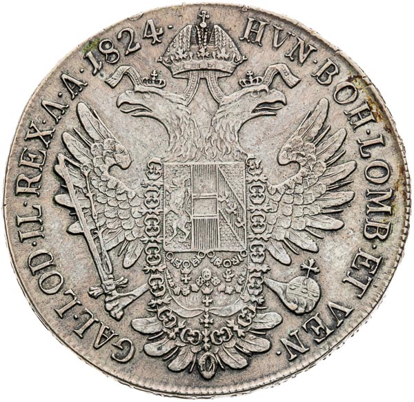 Thaler 1824 - back