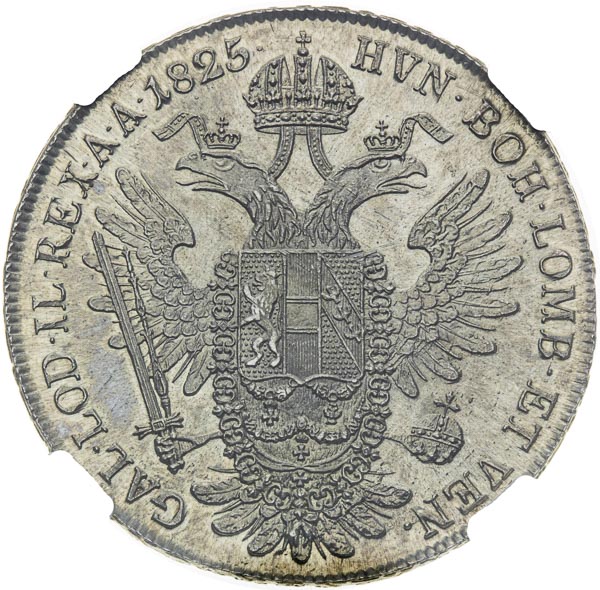 Taler 1825 - back