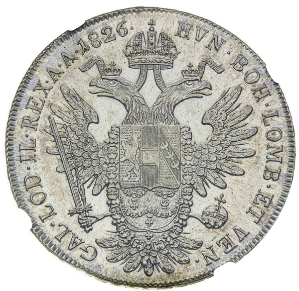 Taler 1826 - back