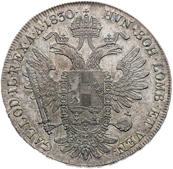 Thaler 1830 E - back