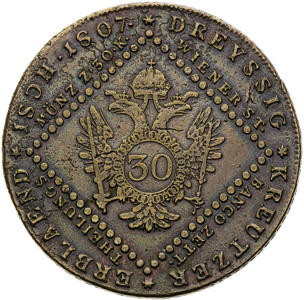 30 Kreutzer 1807 - back