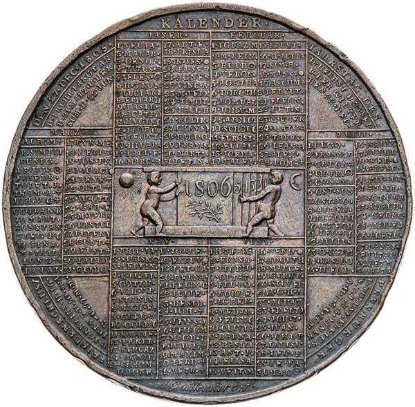 Medal 1806 - front