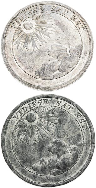 Medal 1817 - back