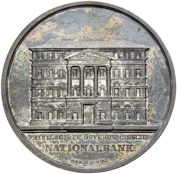 Silver medal 1821 - front