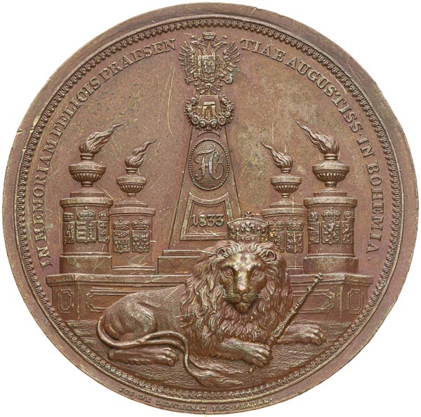 Medal 1833 - back