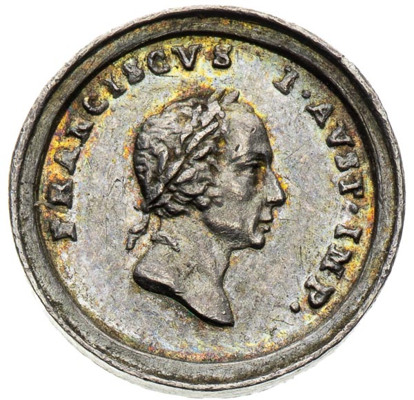 Silver token 1816 - front