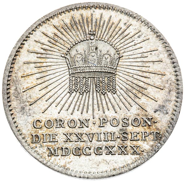 Silver Token 1830 - back