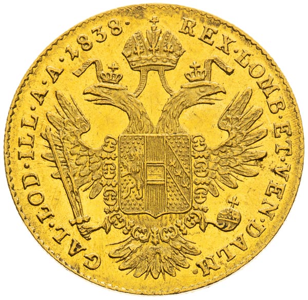 Ducat 1838 - back